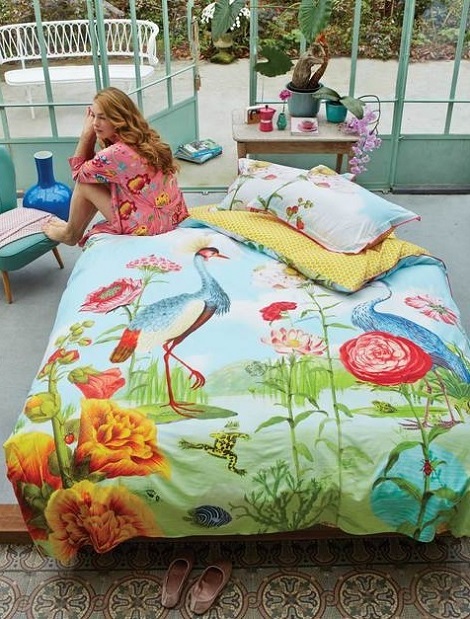 pip dekbedovertrek, kiss the frog, kleur multi, percale.j